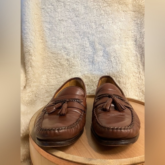 Mezlan Men’s Dress Shoes Tassels Slip-On Leather Loafers Size 10.5 - Picture 6 of 11